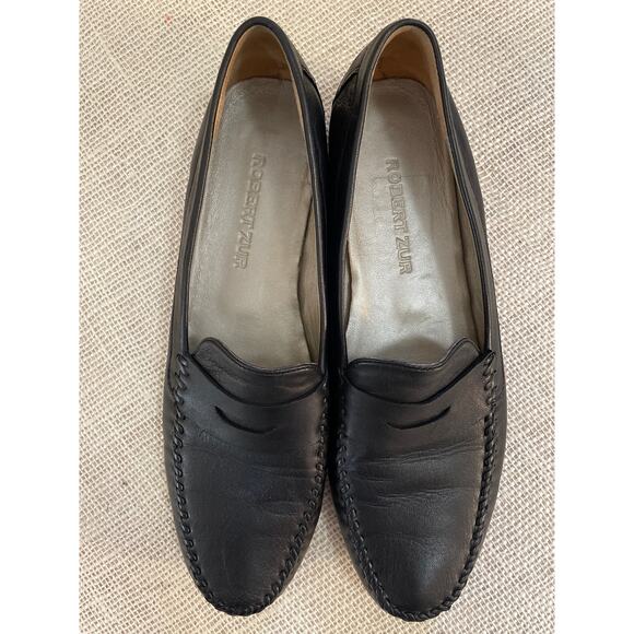 Robert Zur Sven Driving Mocs, Black Glove, Amazingly Soft Leather, Men's 12 4A - Picture 8 of 10